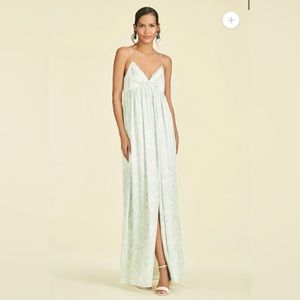 Sachin & Babi Jessica gown - Jade Rose Watercolor